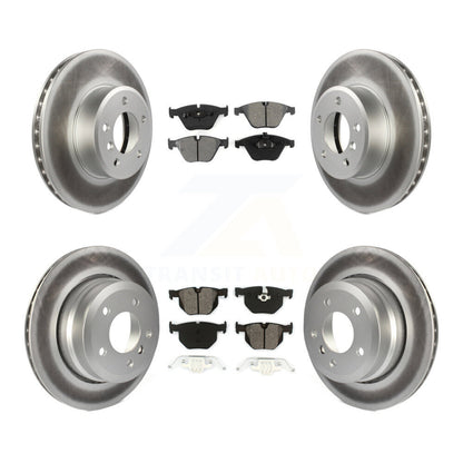 [Avant + Arrière] Kit de disque (revêtu) et plaquette (semi-métallique) de frein pour BMW 530xi 535xi 528i xDrive 535i 528xi 525xi KGS-100912