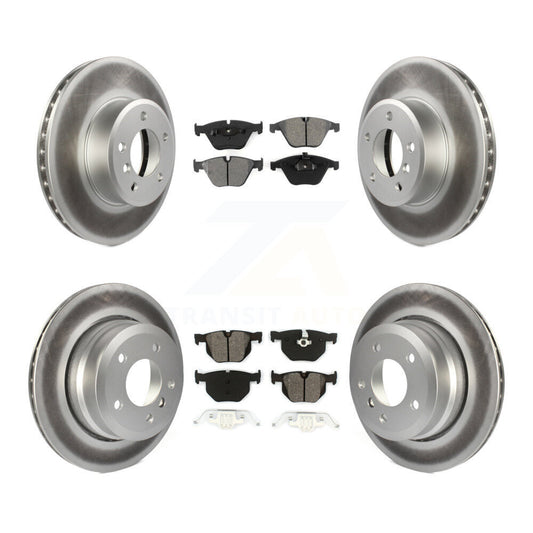 [Avant + Arrière] Kit de disque (revêtu) et plaquette (semi-métallique) de frein pour BMW 530xi 535xi 528i xDrive 535i 528xi 525xi KGS-100912