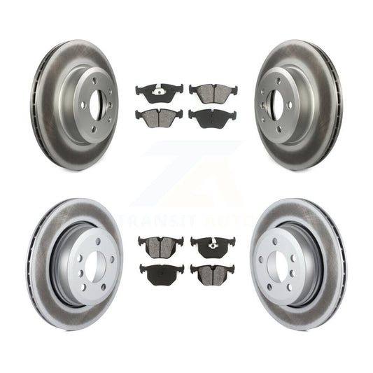 [Avant + Arrière] Kit de disque (revêtu) et plaquette (semi-métallique) de frein pour 2004-2010 BMW X3 KGS-100913
