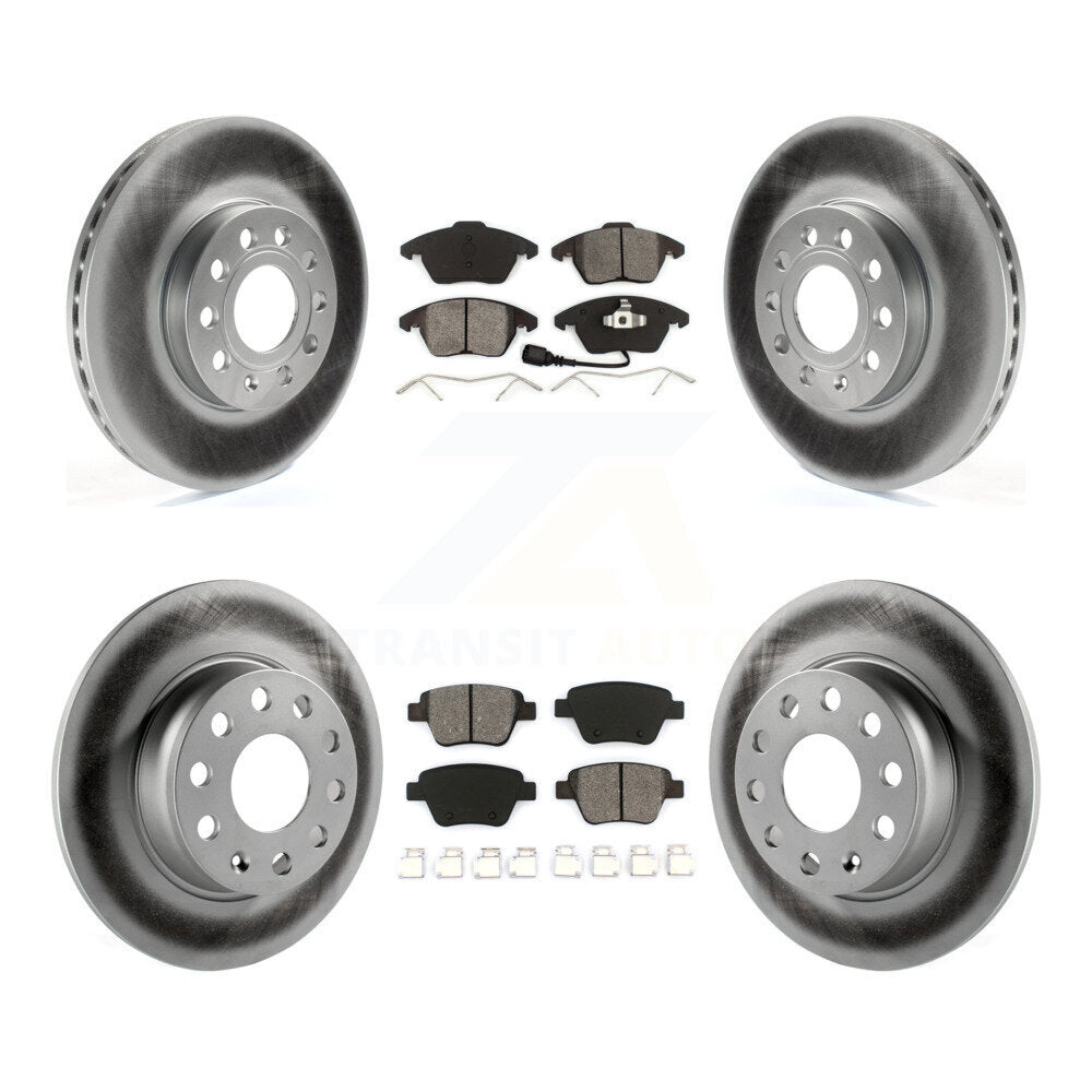 [Avant + Arrière] Kit de disque (revêtu) et plaquette (semi-métallique) de frein pour Volkswagen Beetle KGS-100925