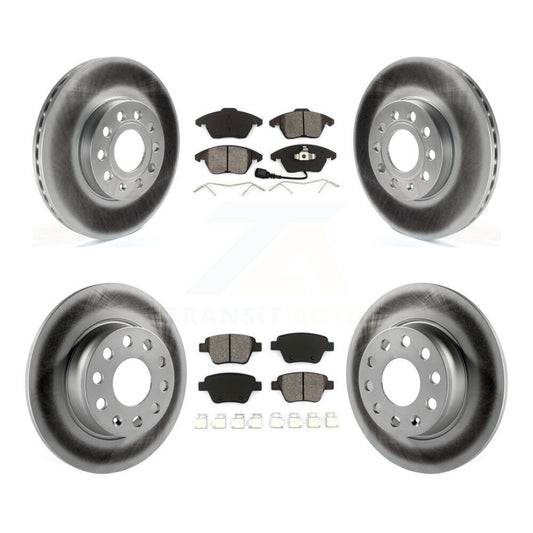 [Avant + Arrière] Kit de disque (revêtu) et plaquette (semi-métallique) de frein pour Volkswagen Beetle KGS-100925