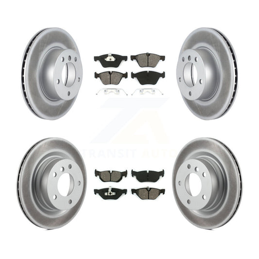[Avant + Arrière] Kit de disque (revêtu) et plaquette (semi-métallique) de frein pour BMW 328i 325i 323i KGS-100952