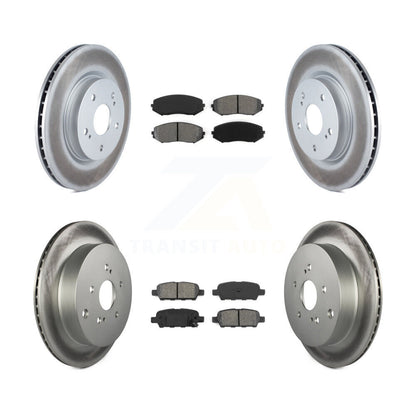 [Avant + Arrière] Kit de disque (revêtu) et plaquette (semi-métallique) de frein pour 2009-2013 Suzuki Grand Vitara KGS-100961