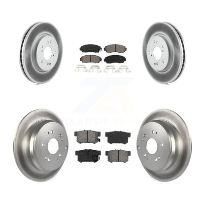 [Avant + Arrière] Kit de disque (revêtu) et plaquette (semi-métallique) de frein pour Acura RDX KGS-100963