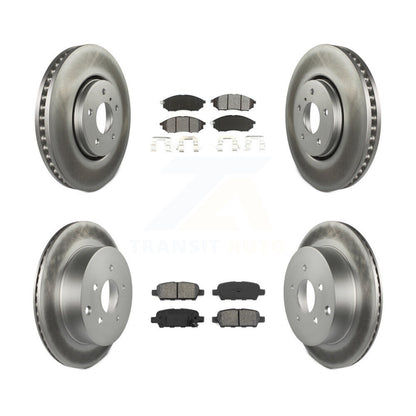 [Avant + Arrière] Kit de disque (revêtu) et plaquette (semi-métallique) de frein pour Infiniti FX35 FX37 QX70 FX45 INFINITI KGS-100980