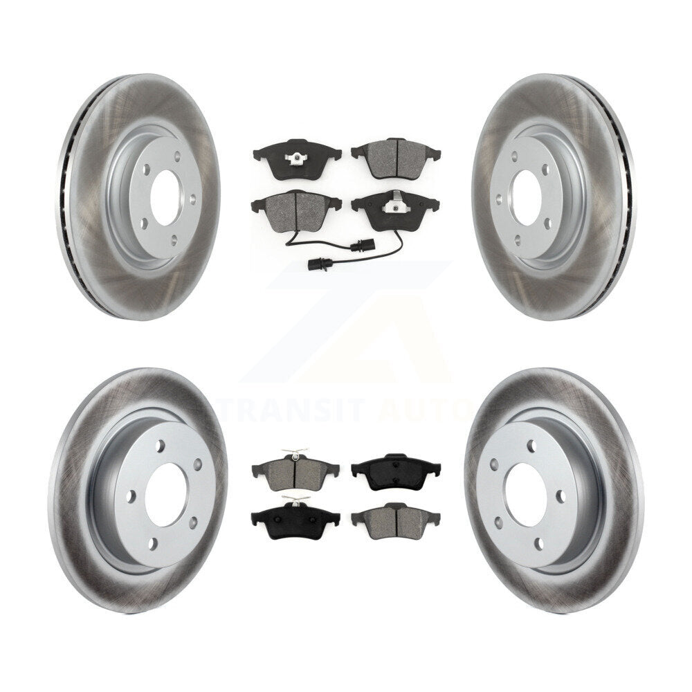 [Avant + Arrière] Kit de disque (revêtu) et plaquette (semi-métallique) de frein pour Mazda 3 KGS-100982