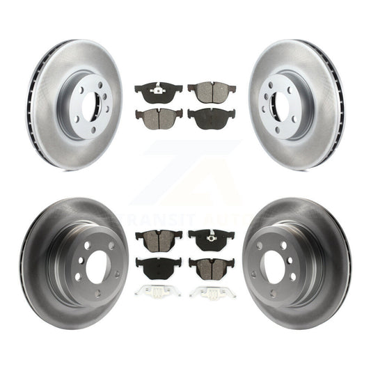 [Avant + Arrière] Kit de disque (revêtu) et plaquette (semi-métallique) de frein pour BMW X5 X6 KGS-100985
