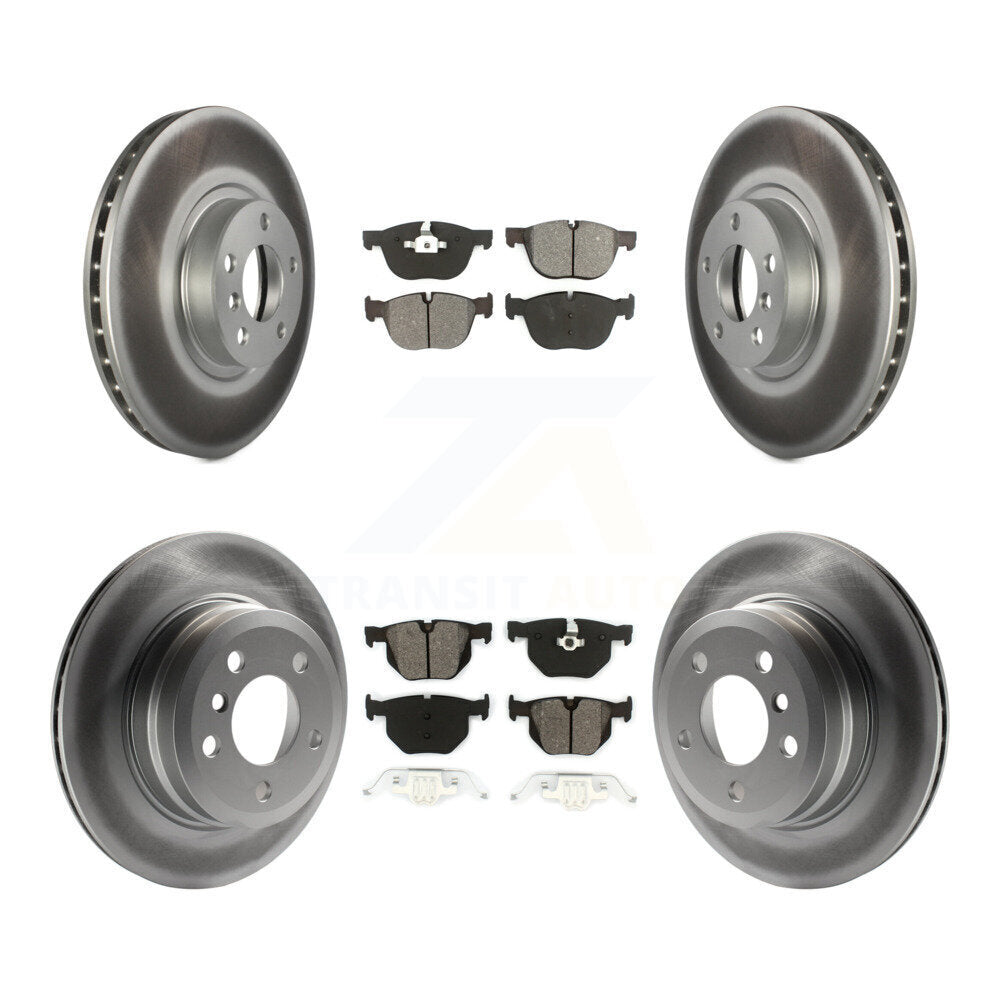 [Avant + Arrière] Kit de disque (revêtu) et plaquette (semi-métallique) de frein pour BMW X5 X6 KGS-100986