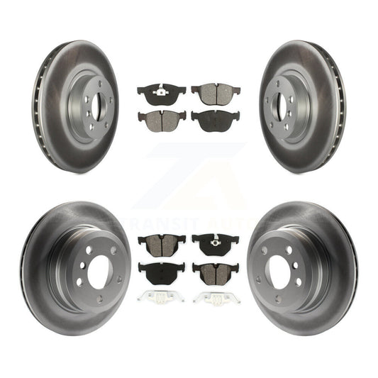 [Avant + Arrière] Kit de disque (revêtu) et plaquette (semi-métallique) de frein pour BMW X5 X6 KGS-100986