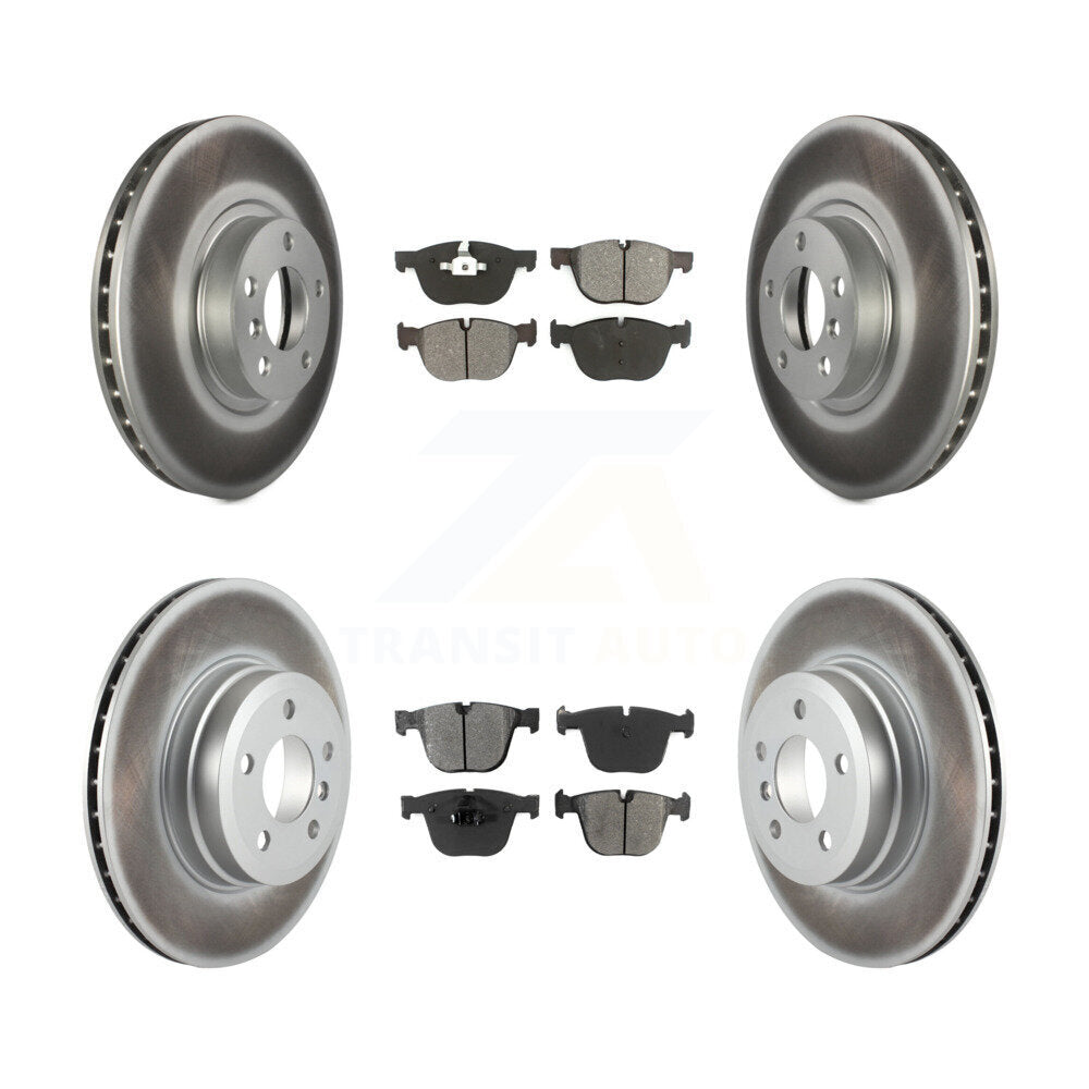 [Avant + Arrière] Kit de disque (revêtu) et plaquette (semi-métallique) de frein pour BMW X5 X6 KGS-100988