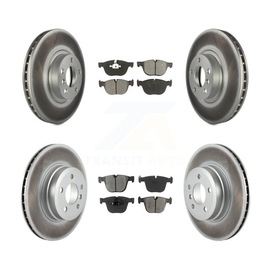 [Avant + Arrière] Kit de disque (revêtu) et plaquette (semi-métallique) de frein pour BMW X5 X6 KGS-100988