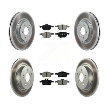[Avant + Arrière] Kit de disque (revêtu) et plaquette (semi-métallique) de frein pour Volvo S40 C70 C30 V50 KGS-100993