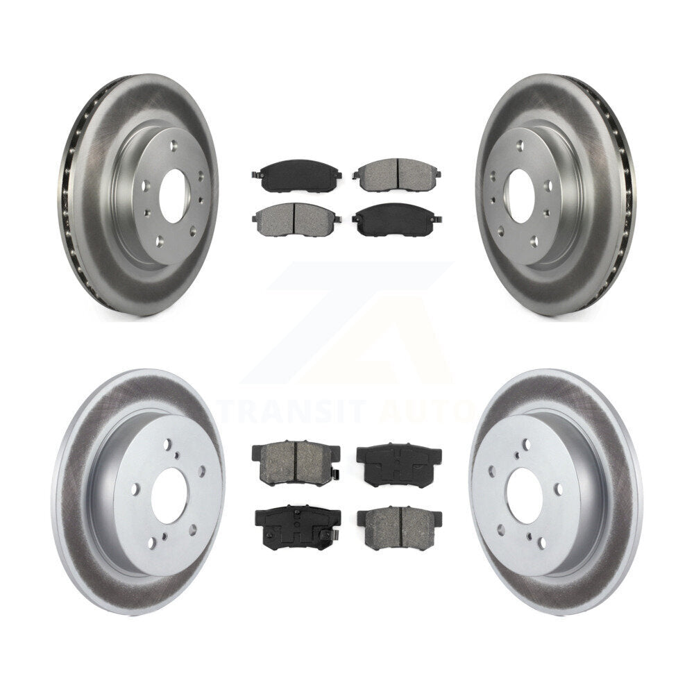 [Avant + Arrière] Kit de disque (revêtu) et plaquette (semi-métallique) de frein pour Suzuki SX4 Crossover KGS-100999