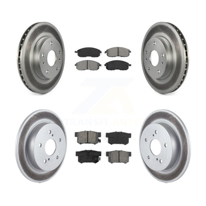 [Avant + Arrière] Kit de disque (revêtu) et plaquette (semi-métallique) de frein pour Suzuki SX4 Crossover KGS-100999