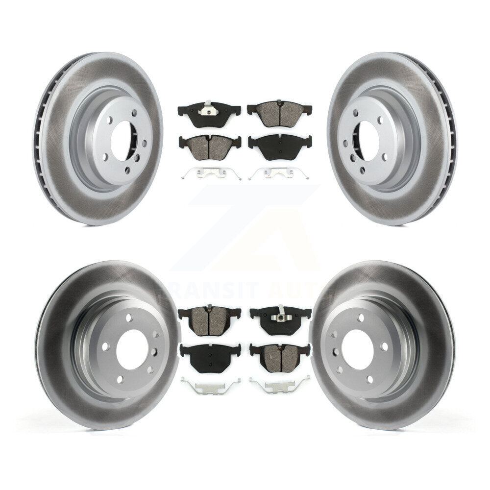 [Avant + Arrière] Kit de disque (revêtu) et plaquette (semi-métallique) de frein pour 2007 BMW 335xi KGS-101015