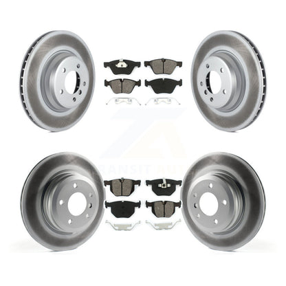 [Avant + Arrière] Kit de disque (revêtu) et plaquette (semi-métallique) de frein pour 2007 BMW 335xi KGS-101015