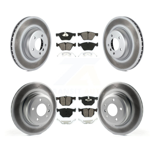 [Avant + Arrière] Kit de disque (revêtu) et plaquette (semi-métallique) de frein pour 2007 BMW 335xi KGS-101015