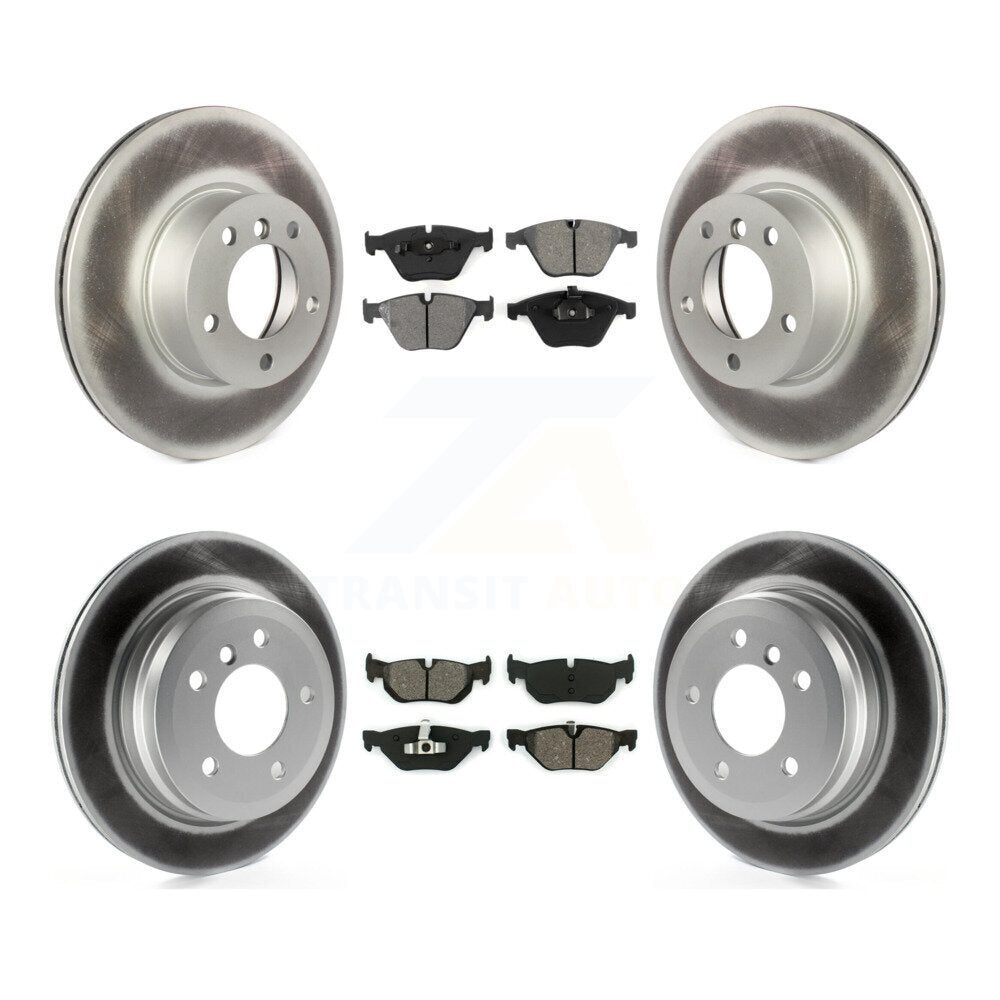 [Avant + Arrière] Kit de disque (revêtu) et plaquette (semi-métallique) de frein pour BMW 328i xDrive X1 328xi KGS-101019