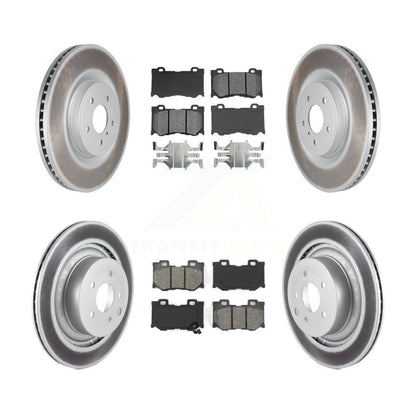 [Avant + Arrière] Kit de disque (revêtu) et plaquette (semi-métallique) de frein pour INFINITI G37 Nissan 370Z Q60 Z KGS-101022