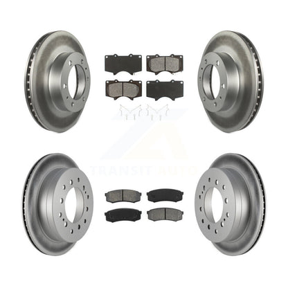 [Avant + Arrière] Kit de disque (revêtu) et plaquette (semi-métallique) de frein pour Toyota 4Runner FJ Cruiser KGS-101027