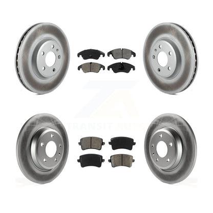 [Avant + Arrière] Kit de disque (revêtu) et plaquette (semi-métallique) de frein pour Audi Q5 A4 Quattro A5 KGS-101032