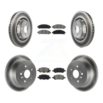 [Avant + Arrière] Kit de disque (revêtu) et plaquette (semi-métallique) de frein pour 2009-2016 Toyota Venza KGS-101038