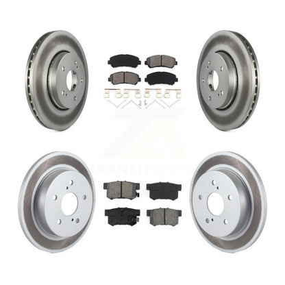 [Avant + Arrière] Kit de disque (revêtu) et plaquette (semi-métallique) de frein pour 2010-2013 Suzuki Kizashi KGS-101064