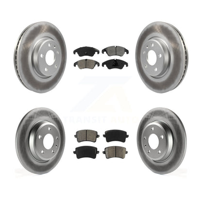 [Avant + Arrière] Kit de disque (revêtu) et plaquette (semi-métallique) de frein pour Audi A4 Q5 A5 Quattro allroad KGS-101082