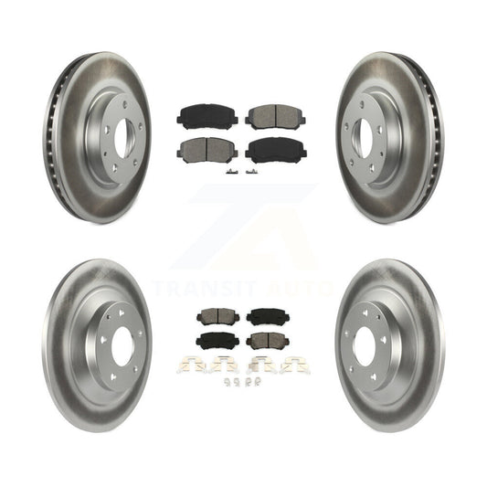 [Avant + Arrière] Kit de disque (revêtu) et plaquette (semi-métallique) de frein pour Mazda CX-5 KGS-101091