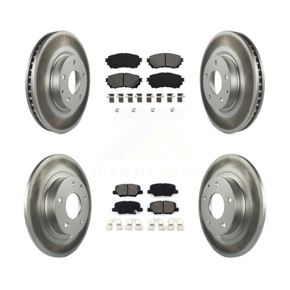 [Avant + Arrière] Kit de disque (revêtu) et plaquette (semi-métallique) de frein pour Mazda 6 KGS-101092