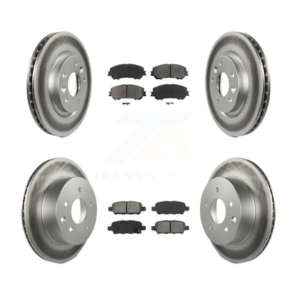 [Avant + Arrière] Kit de disque (revêtu) et plaquette (semi-métallique) de frein pour Nissan Rogue Sport Qashqai KGS-101116