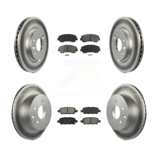[Avant + Arrière] Kit de disque (revêtu) et plaquette (semi-métallique) de frein pour Nissan Rogue Sport Qashqai KGS-101116