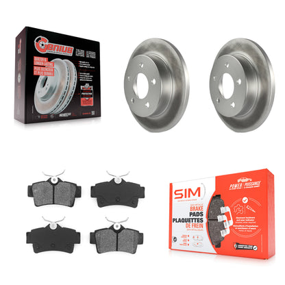 [Arrière] Kit de disque (revêtu) et plaquette (semi-métallique) de frein pour Ford Mustang KGS-101174