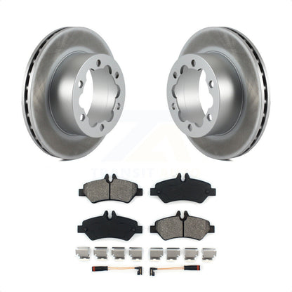[Arrière] Kit de disque (revêtu) et plaquette (semi-métallique) de frein pour Mercedes-Benz Sprinter 3500 KGS-101247 par Transit Auto