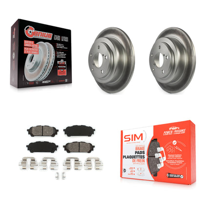 [Arrière] Kit de disque (revêtu) et plaquette (semi-métallique) de frein pour Subaru Forester Impreza Saab 9-2X KGS-101259