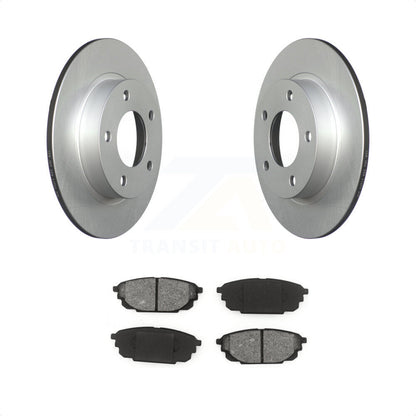 [Arrière] Kit de disque (revêtu) et plaquette (semi-métallique) de frein pour Mazda Protege Protege5 KGS-101266 par Transit Auto