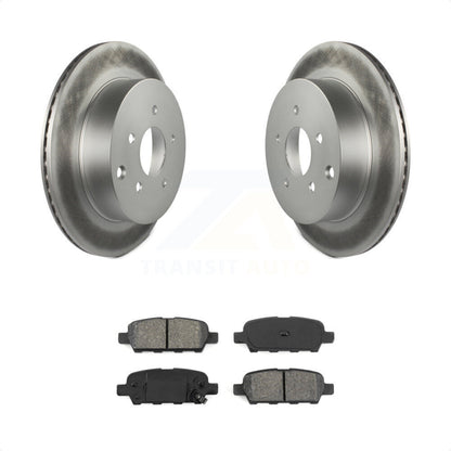 [Arrière] Kit de disque (revêtu) et plaquette (semi-métallique) de frein pour Nissan Murano INFINITI Pathfinder QX60 Q50 Quest FX35 JX35 Q60 M37 QX70 Q70 Q70L FX45 FX37 M56 M35h KGS-101321 par Transit Auto
