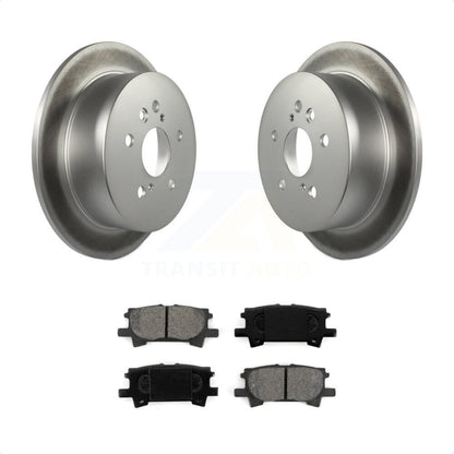 [Arrière] Kit de disque (revêtu) et plaquette (semi-métallique) de frein pour Lexus Toyota Highlander RX350 RX330 RX400h KGS-101332 par Transit Auto