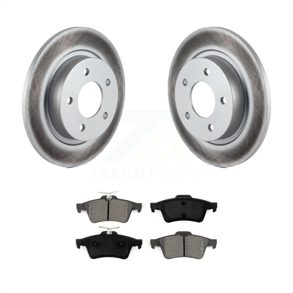 [Arrière] Kit de disque (revêtu) et plaquette (semi-métallique) de frein pour Mazda 3 Sport KGS-101341 par Transit Auto