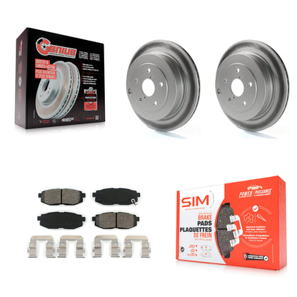 [Arrière] Kit de disque (revêtu) et plaquette (semi-métallique) de frein pour Subaru Tribeca B9 KGS-101360