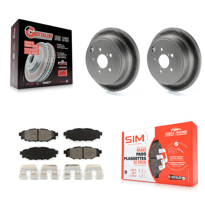 [Arrière] Kit de disque (revêtu) et plaquette (semi-métallique) de frein pour Subaru Outback Impreza Forester Legacy Scion FR-S BRZ WRX KGS-101422