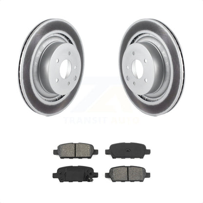 [Arrière] Kit de disque (revêtu) et plaquette (semi-métallique) de frein pour 2014 INFINITI Q60 Sport KGS-101426 par Transit Auto