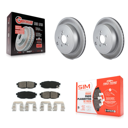 [Arrière] Kit de disque (revêtu) et plaquette (semi-métallique) de frein pour Subaru Outback Legacy Scion FR-S BRZ Toyota 86 KGS-101447
