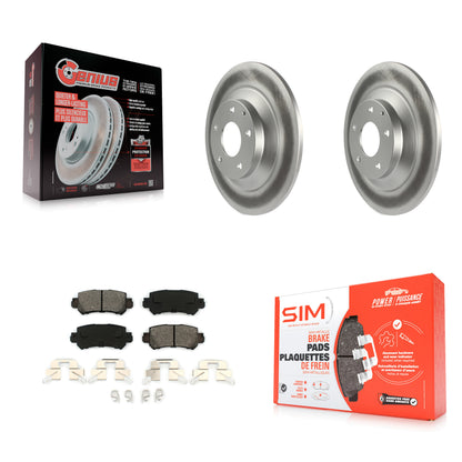 [Arrière] Kit de disque (revêtu) et plaquette (semi-métallique) de frein pour Mazda CX-5 KGS-101473