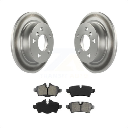 [Arrière] Kit de disque (revêtu) et plaquette (semi-métallique) de frein pour 2014 Mini Cooper avec 5 Lug Wheels KGS-101486 par Transit Auto