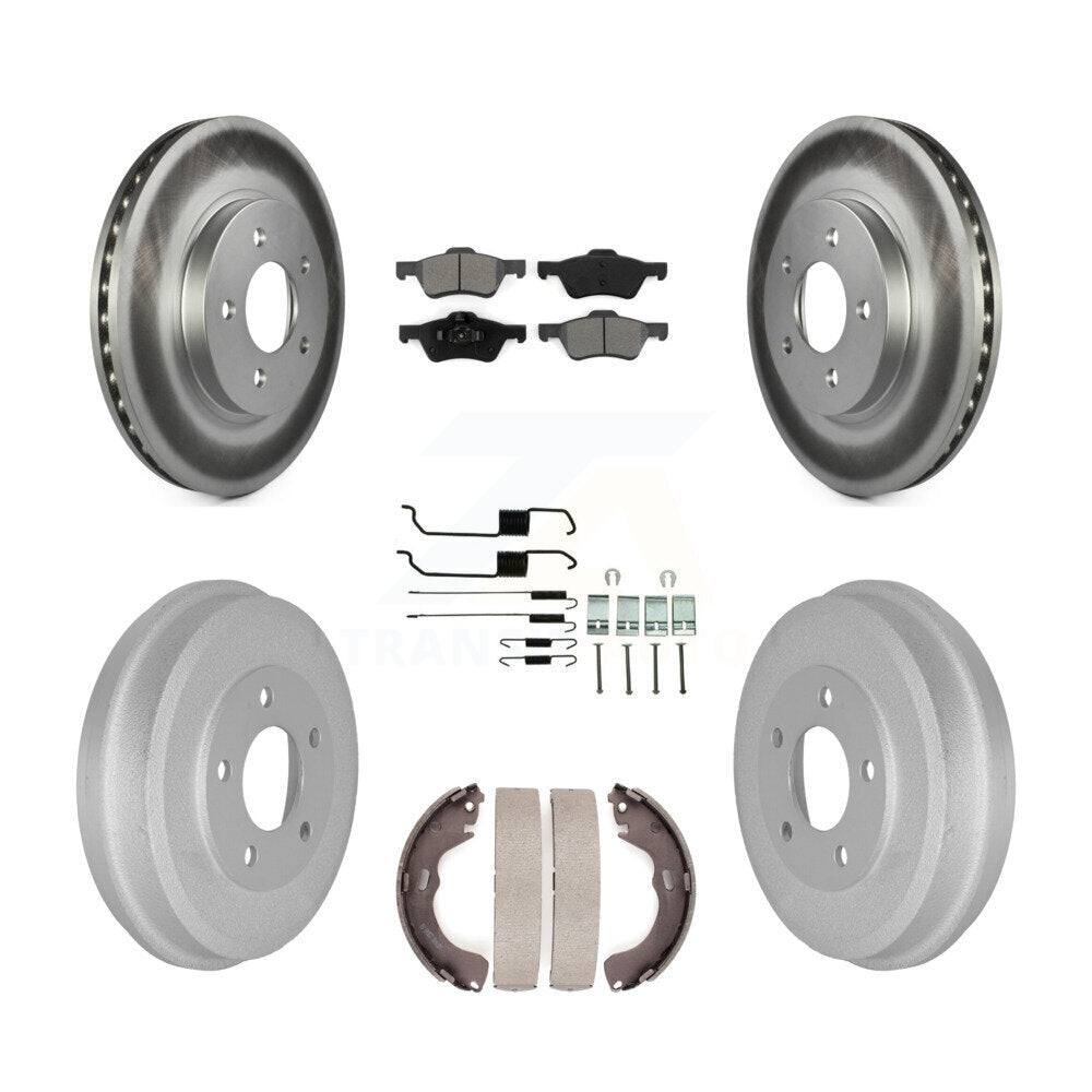 [Avant + Arrière] Kit de disque (revêtu) et plaquette (semi-métallique) de frein pour Ford Escape Mercury Mariner KGS-101515