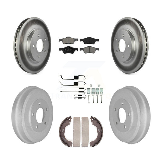 [Avant + Arrière] Kit de disque (revêtu) et plaquette (semi-métallique) de frein pour Ford Escape Mercury Mariner KGS-101515