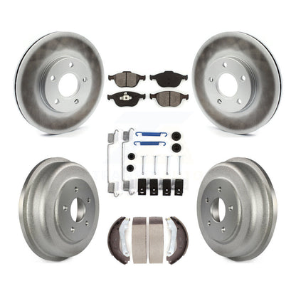 [Avant + Arrière] Kit de disque (revêtu) et plaquette (semi-métallique) de frein pour 2010-2013 Ford Connect KGS-101518