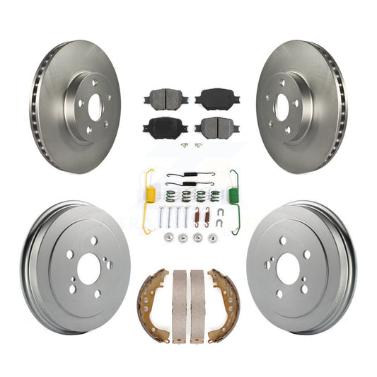 [Avant + Arrière] Kit de disque (revêtu) et plaquette (semi-métallique) de frein pour Toyota Celica KGS-101539