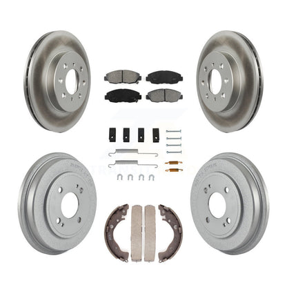 [Avant + Arrière] Kit de disque (revêtu) et plaquette (semi-métallique) de frein pour Honda Insight KGS-101609